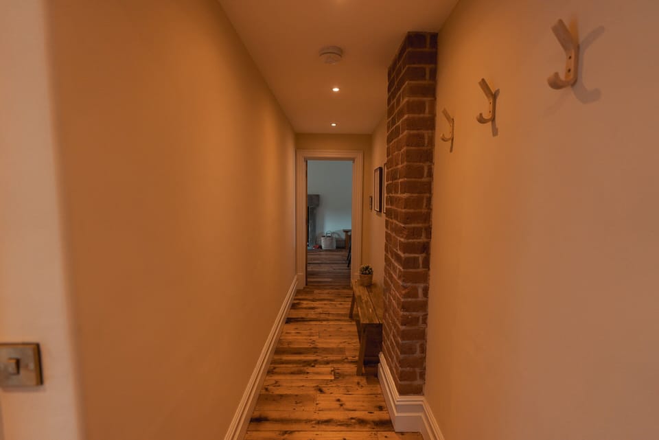 Francis Suite Hallway into the living area 