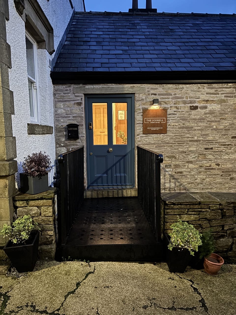 Main entrance door