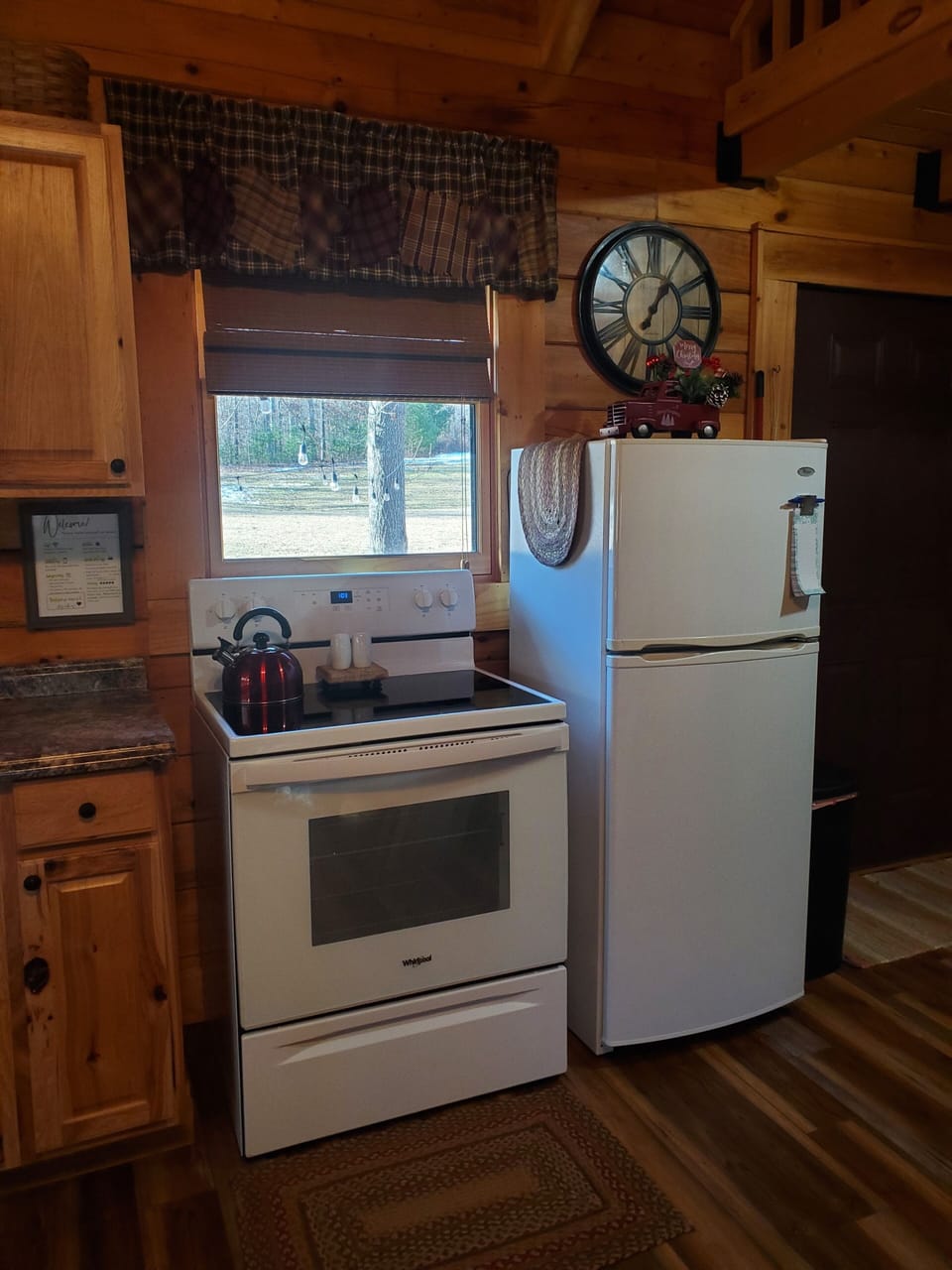 Kitchen and back entrance 