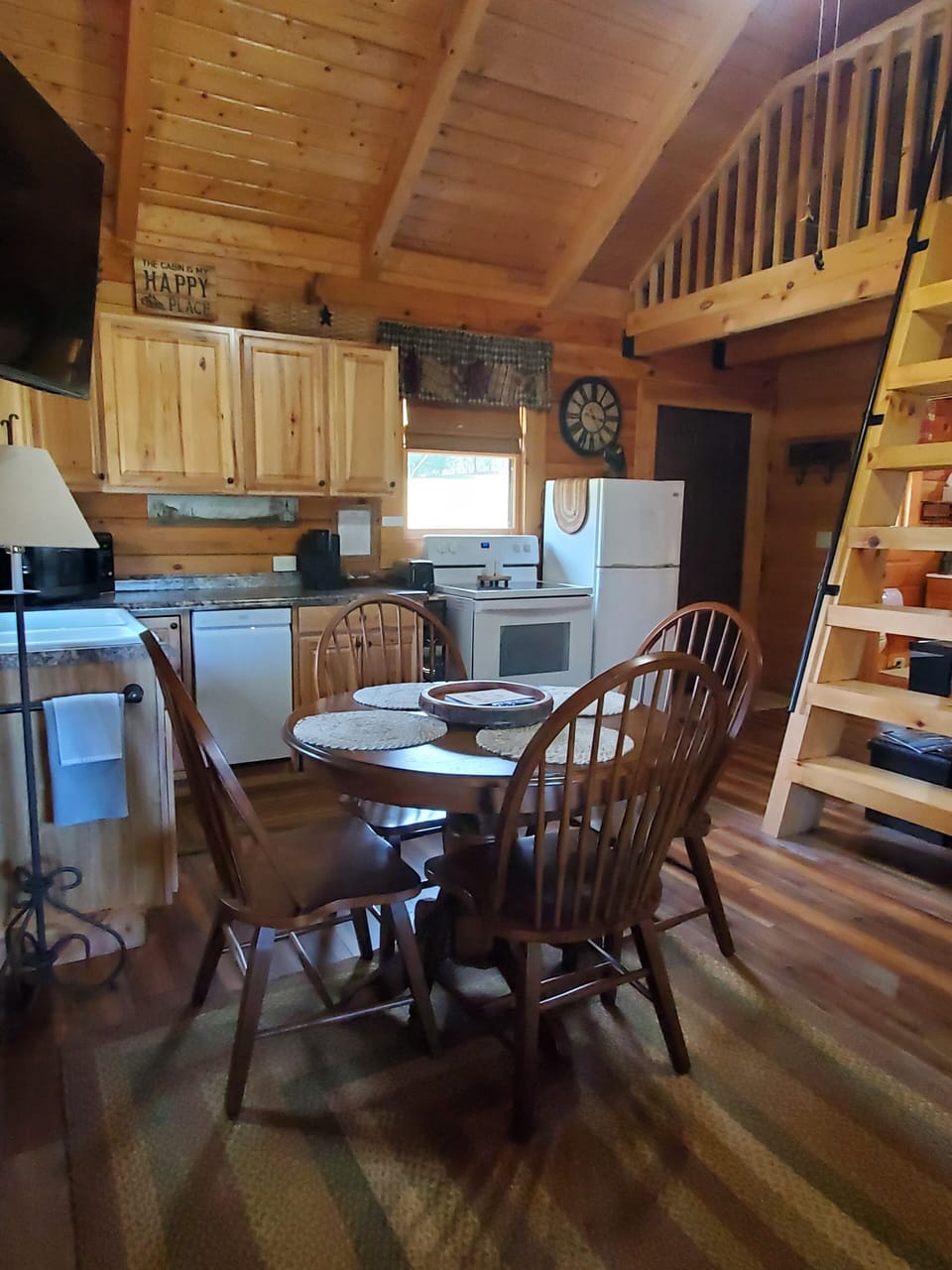 Kitchen and dining area