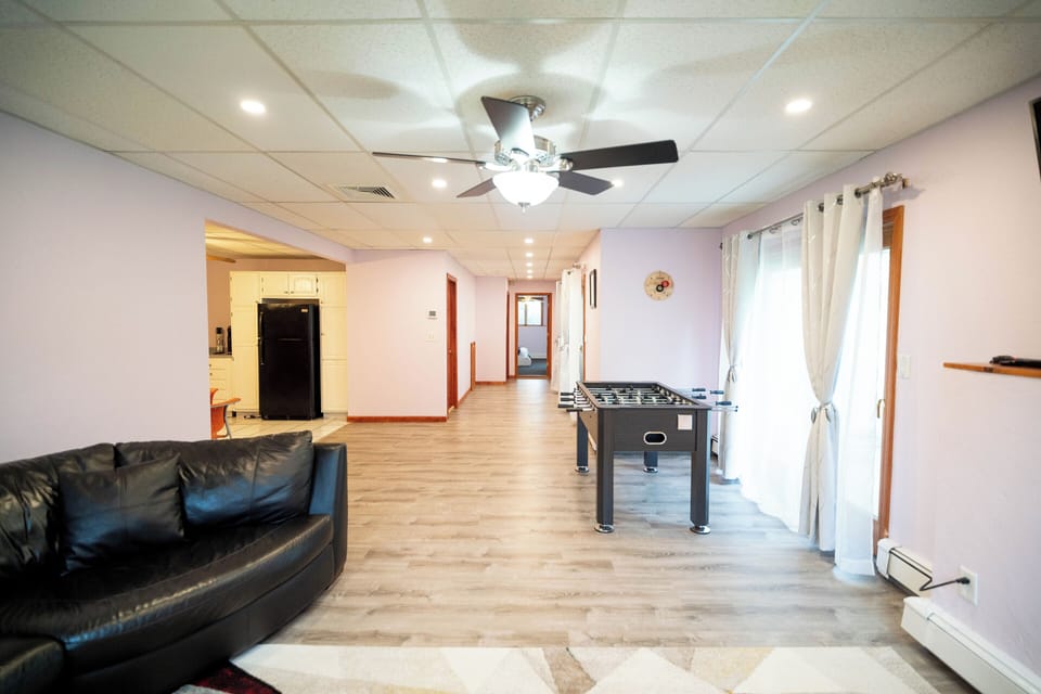 65" flat screen TV and a comfy couch, What else you need to relax...