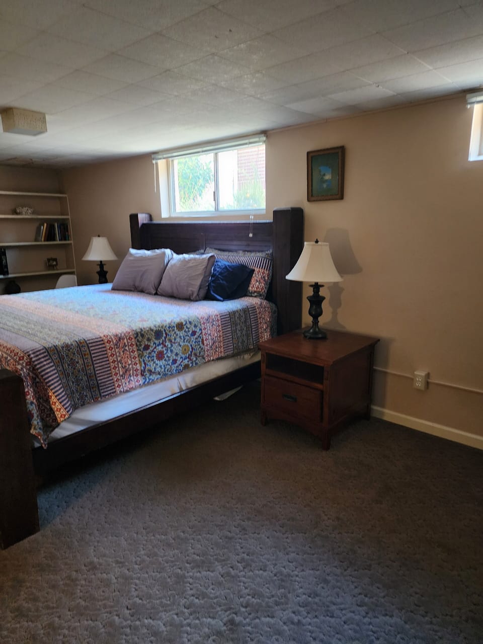 Spacious bedroom. 