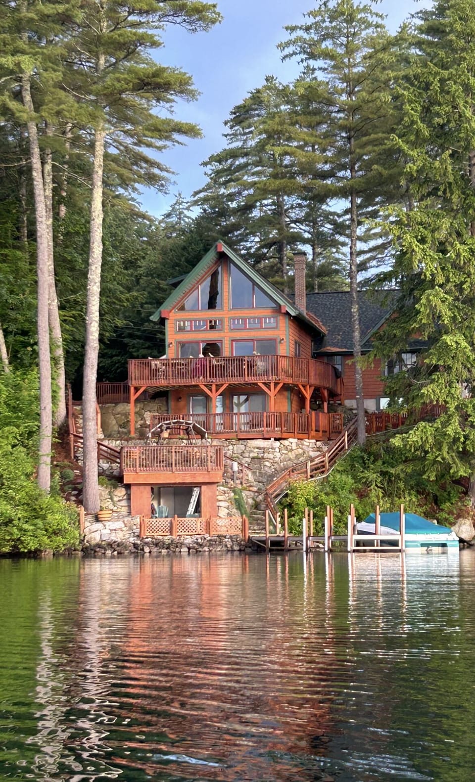 lake view of property