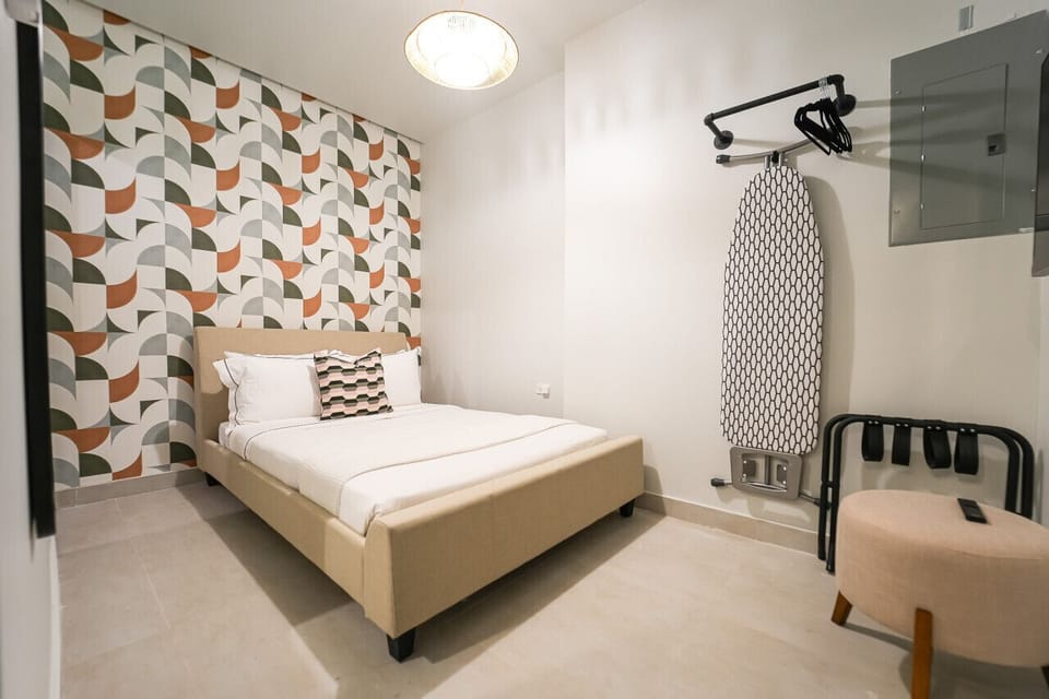Cozy bedroom with a full bed