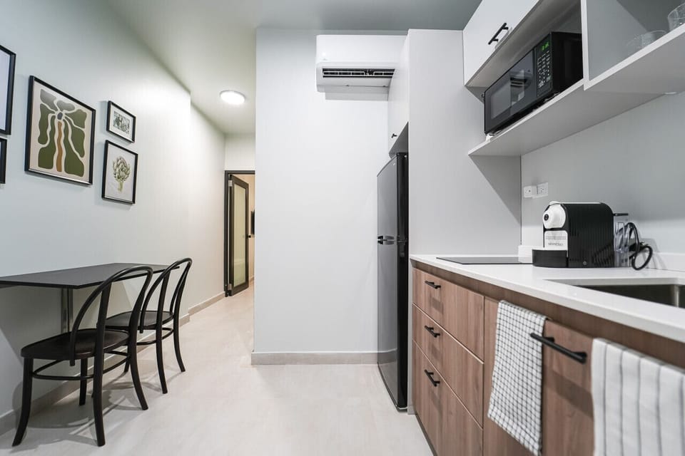 Dinning area and kitchen