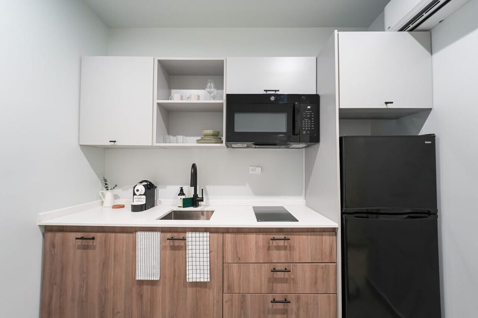 Kitchen equipped for 2 guests