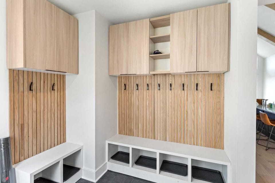 Mud Room with Storage for All Your Winter Gear