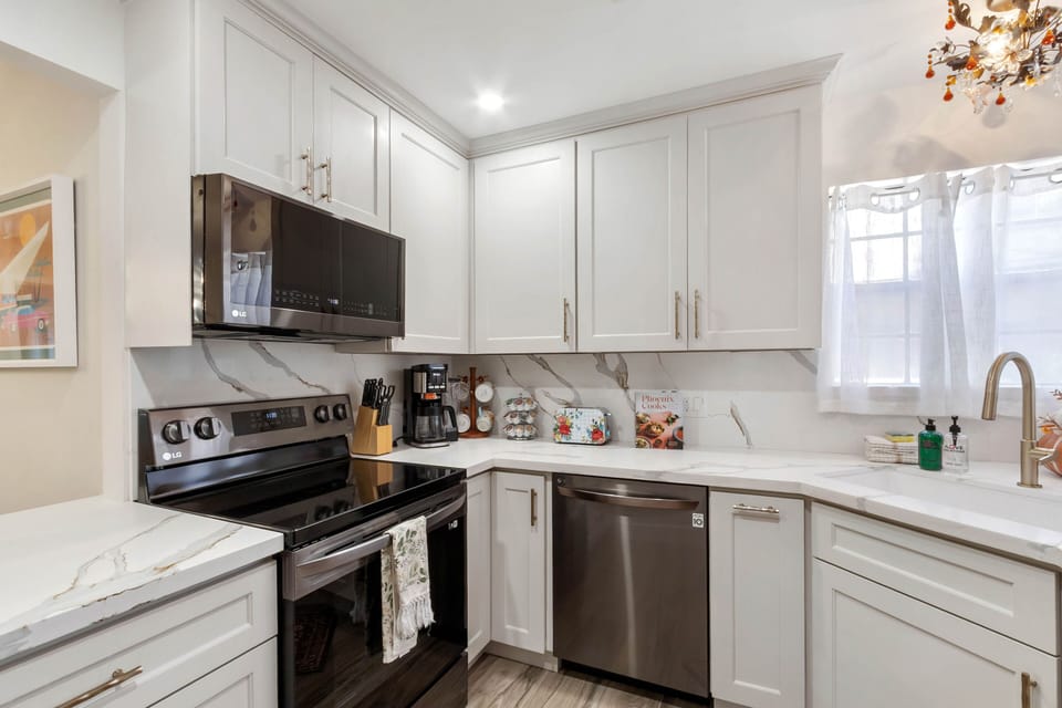 Fully Remodeled Kitchen with Stainless Steel Appliances