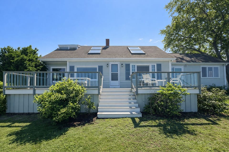 Here is a picture of the house facing picturesque Mackerel Cove!