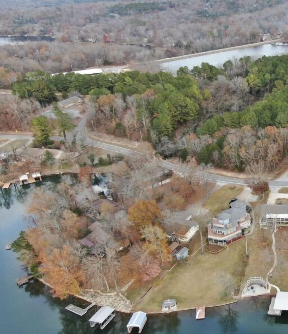 Aerial view of property