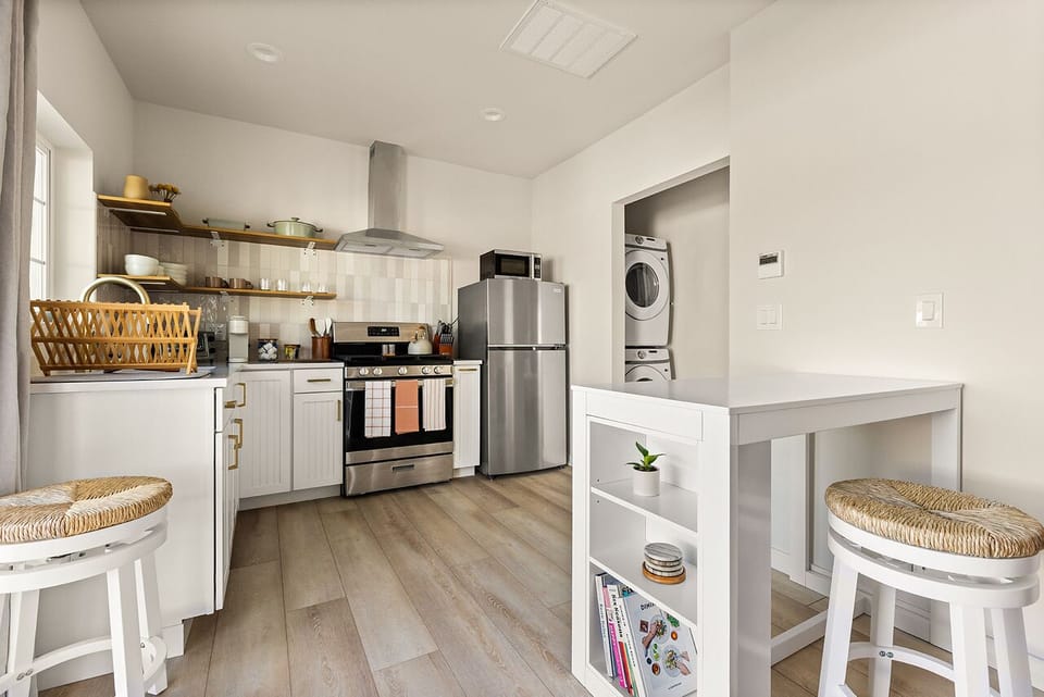 Kitchen and table