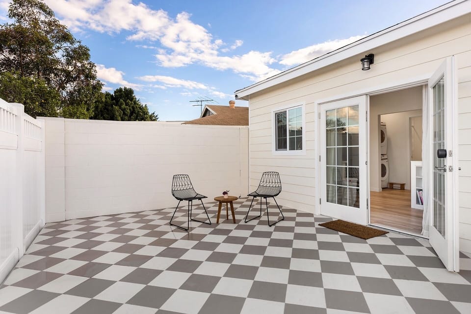 private patio 