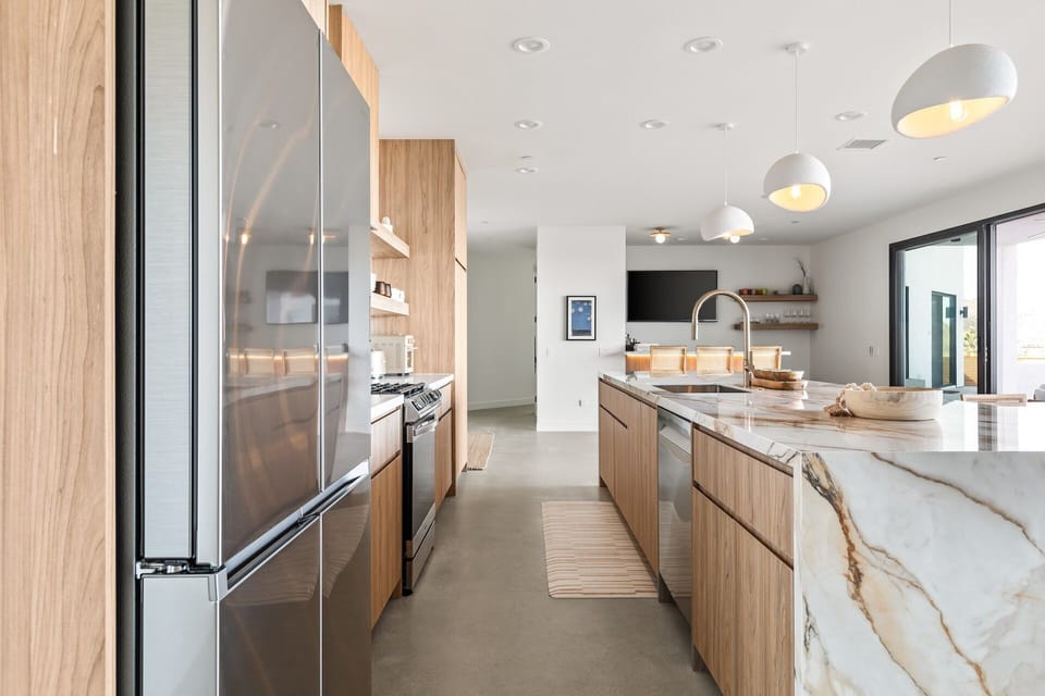 Modern appliances throughout.