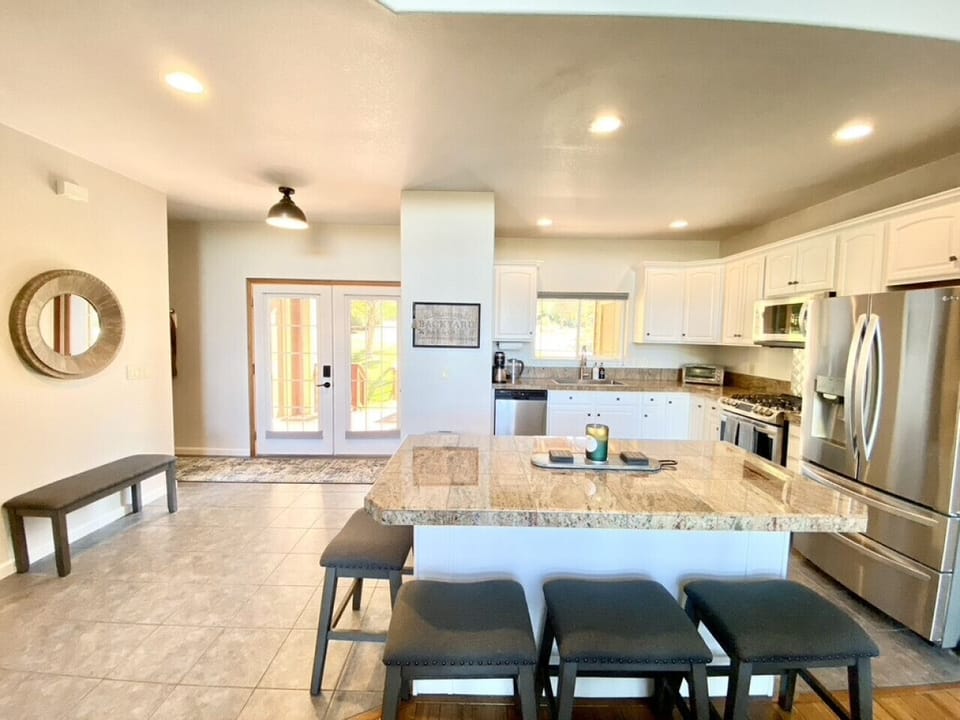 Kitchen and Front doors