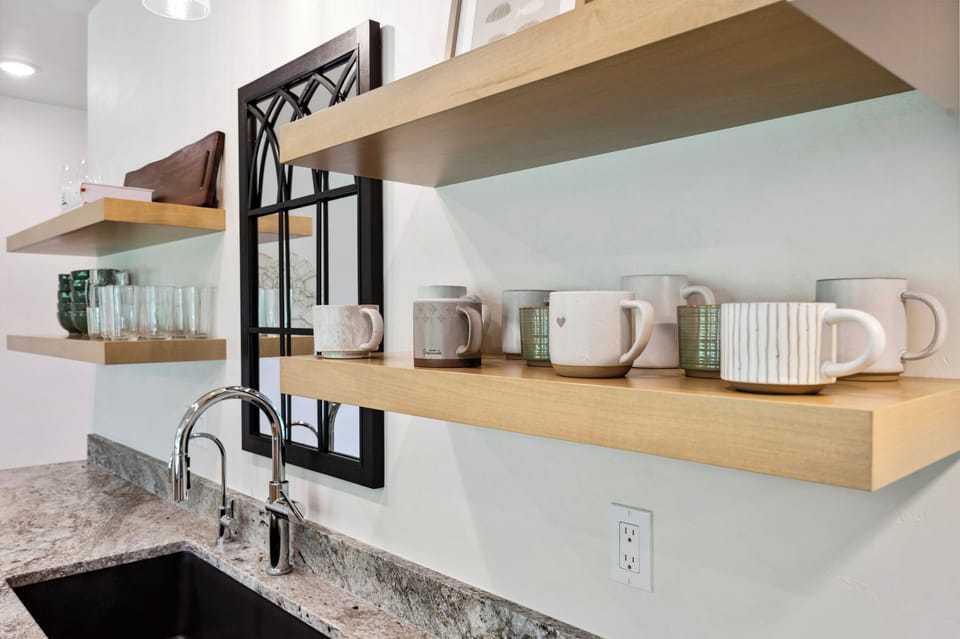 Coffee Cups, Dishes, utensils! Everything you need to feel right at home