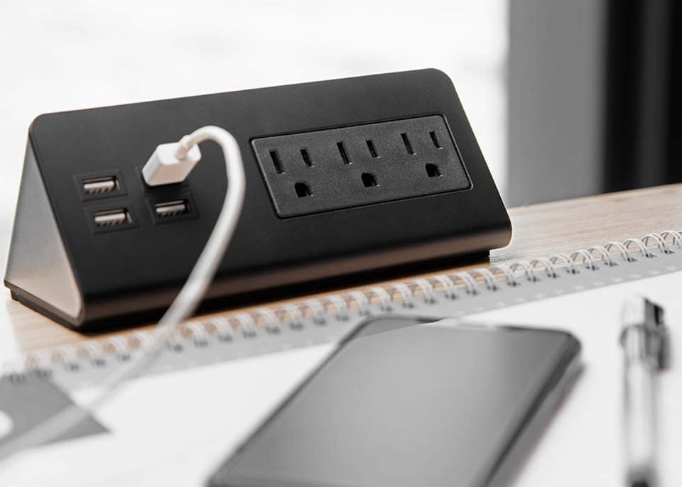 Stay charged and connected. Find modern conveniences throughout the home, including abundant charging stations on nightstands and in living areas.
