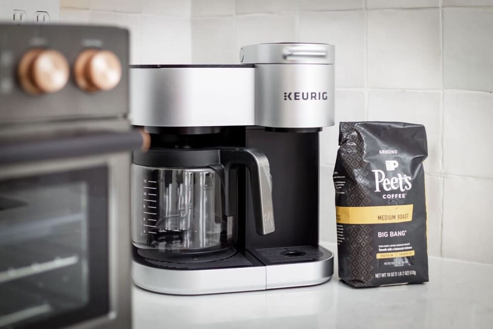 Coffee Maker and Coffee Provided