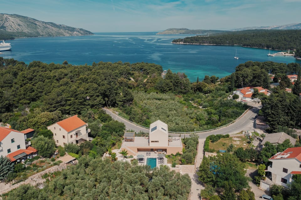 The stunning surrounds of Nine Olives Hvar.