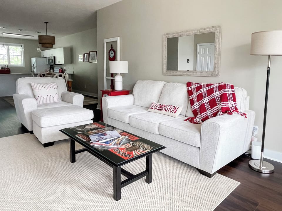 Newly furnished with guests in mind.