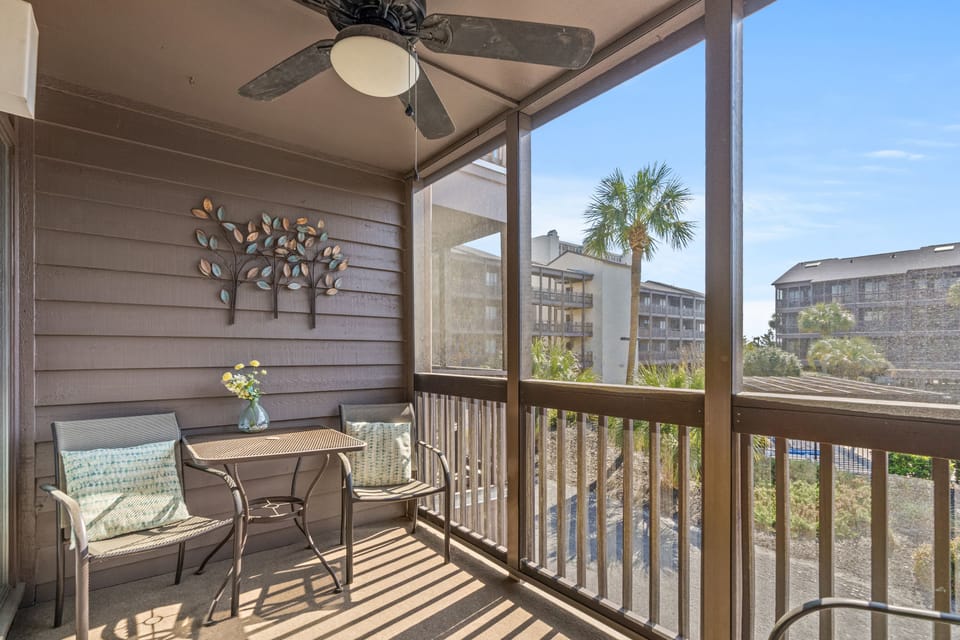Have your coffee while enjoying the morning sunshine.