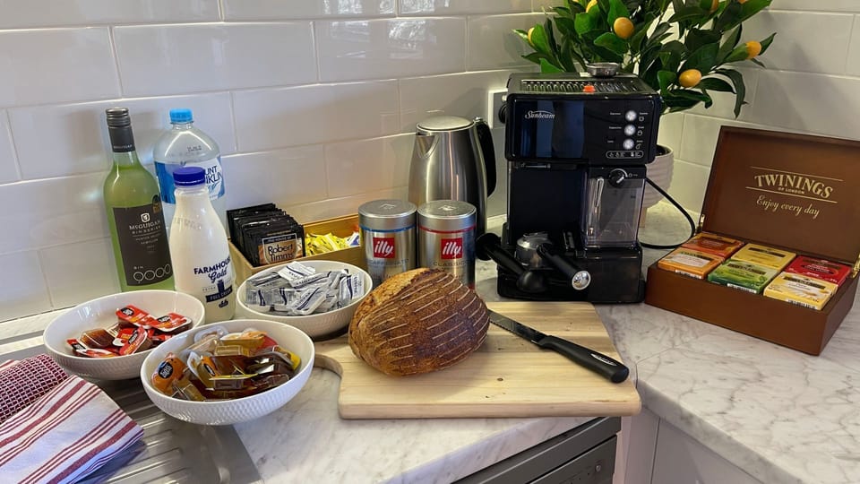 The owner provides a wonderful starter kit