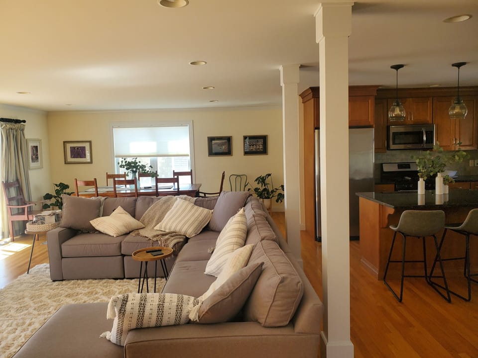 Open concept living area