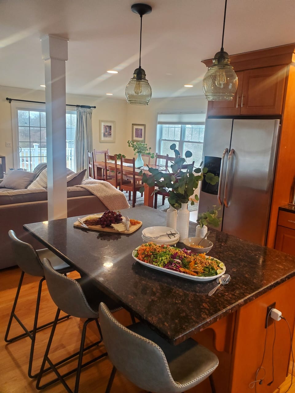 Open concept living area