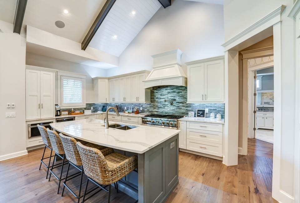 Fully stocked kitchen