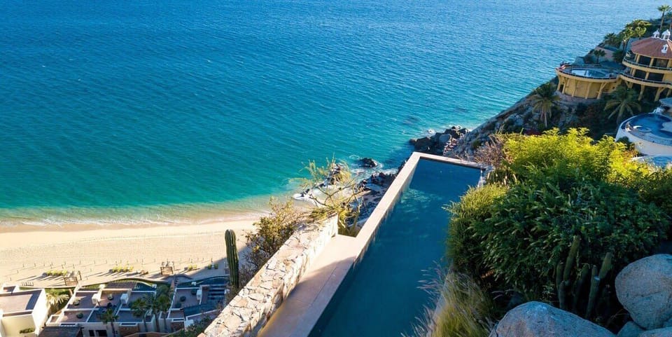 Cliffside swimming in view of the Pacific Ocean!