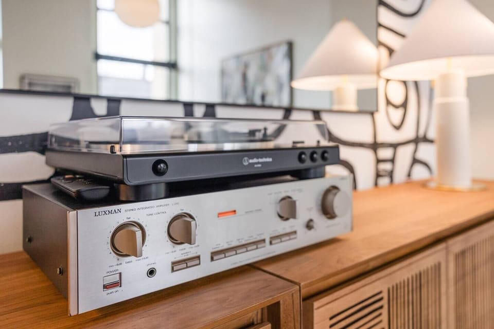 Enjoy the extensive record collection