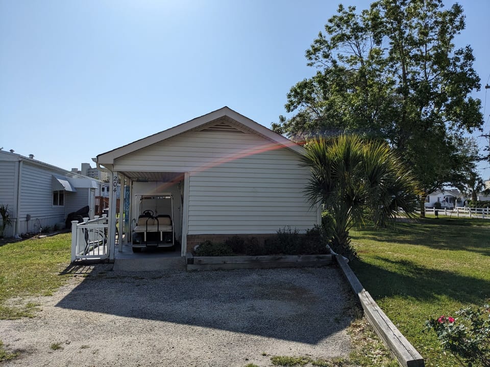 2 CAR PARKING AND GOLF CART