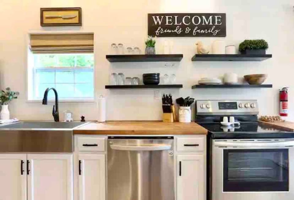 Kitchen with Open Shelving