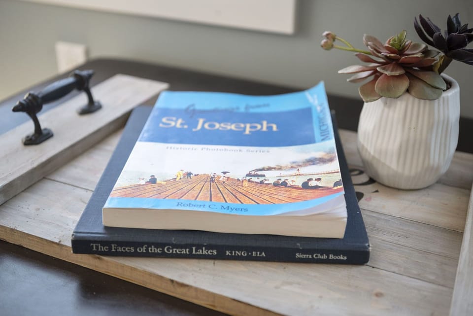 Relax and read up on St. Joseph, the drive is only a couple of minutes away! 