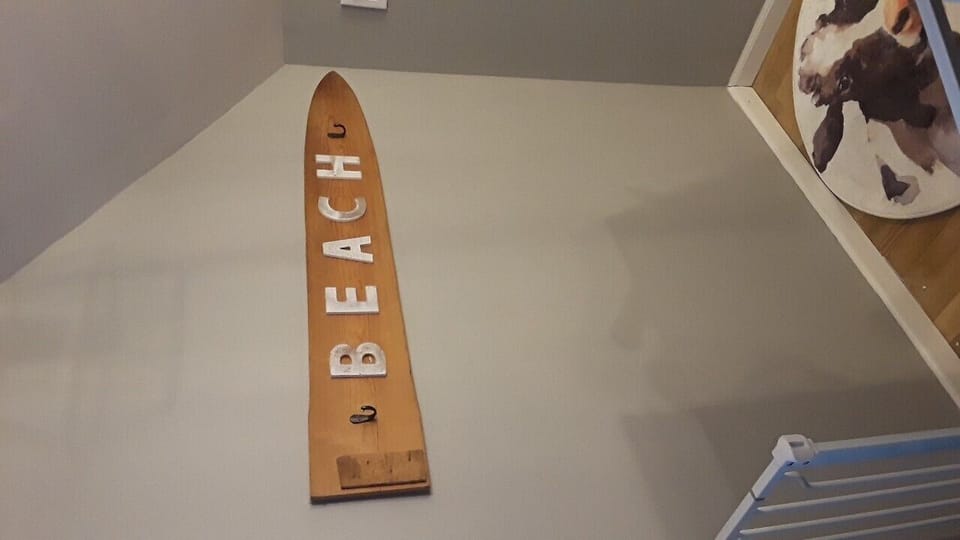 Stair entry to Studio.