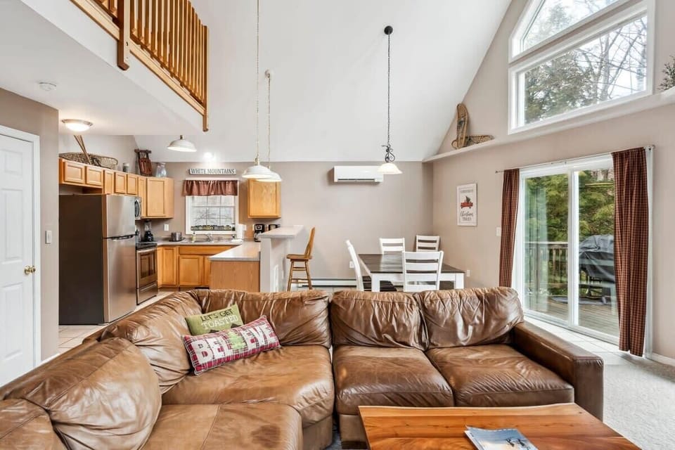 Open concept kitchen and living room