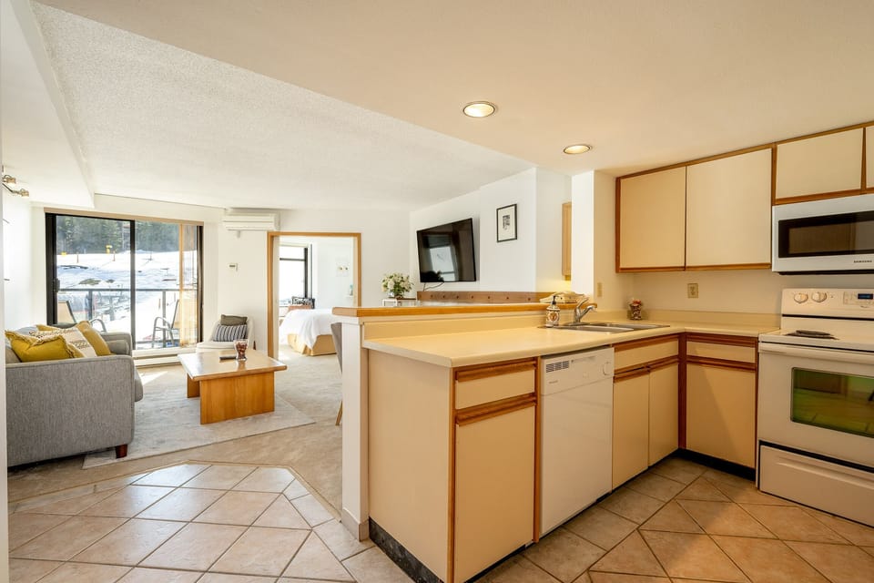 A bright and spacious two bedroom home.
