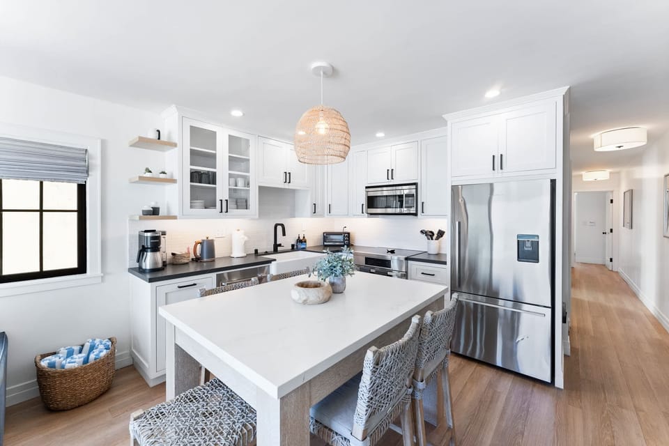 Minimalist and uncluttered, the home truly encourages a sense of relaxation.