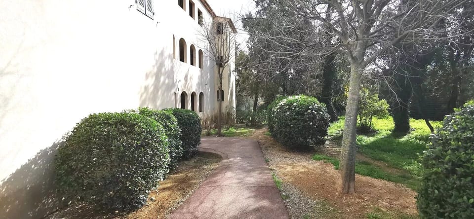Garden of apartement