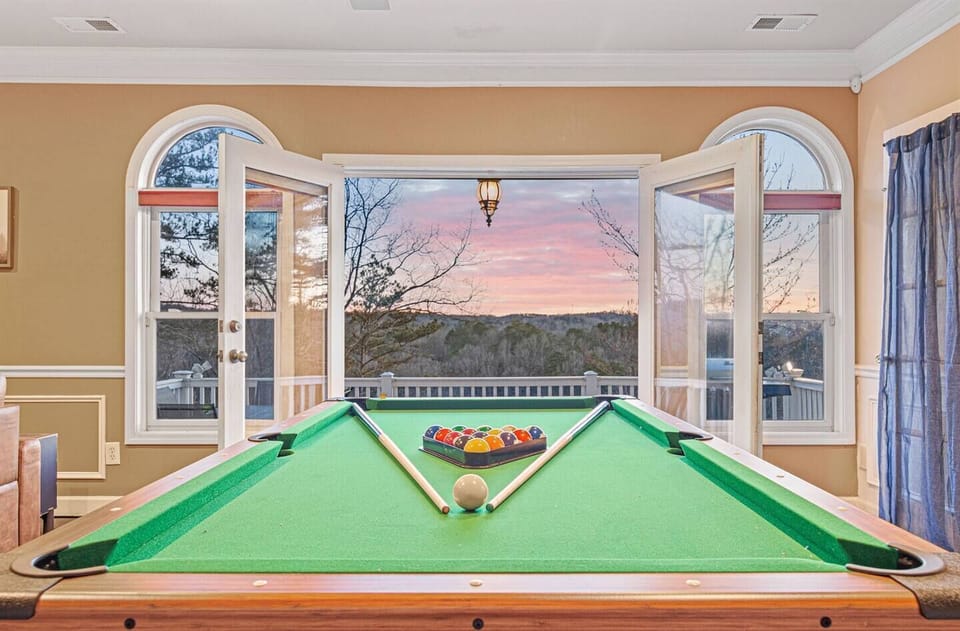 Challenge your family and friends to a game of pool