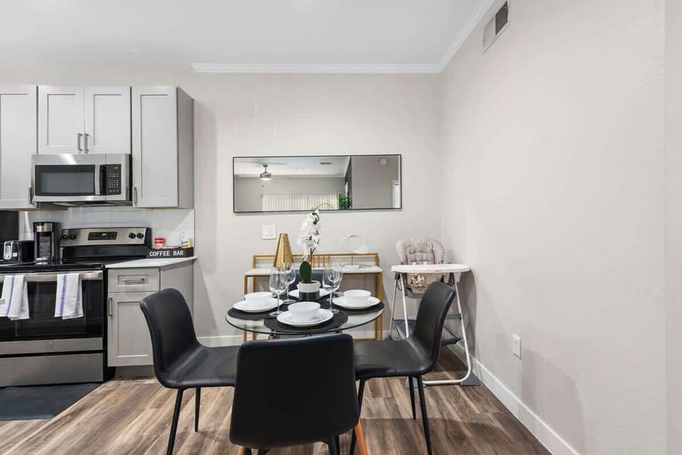 Dining table and chairs