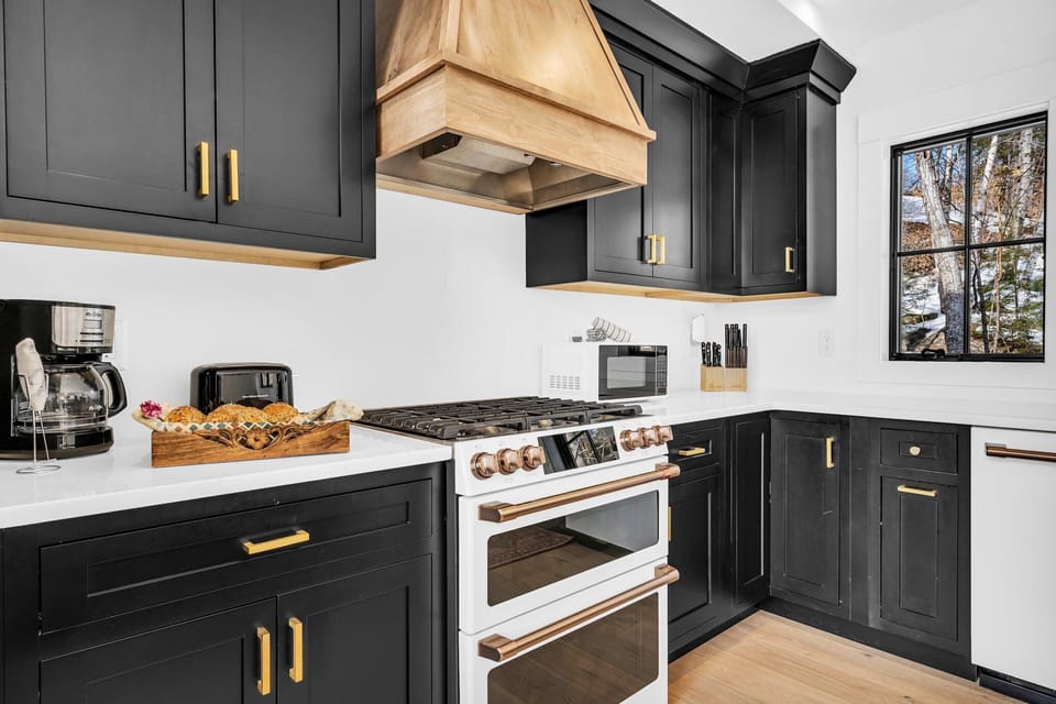Enjoy the convenience of our well-stocked and organized kitchen."