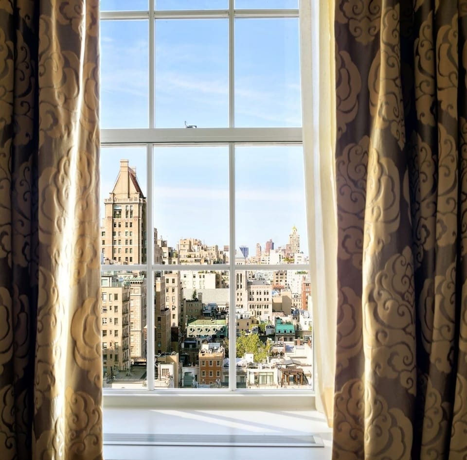 Gaze out at iconic rooftops and feel the city sparkle.