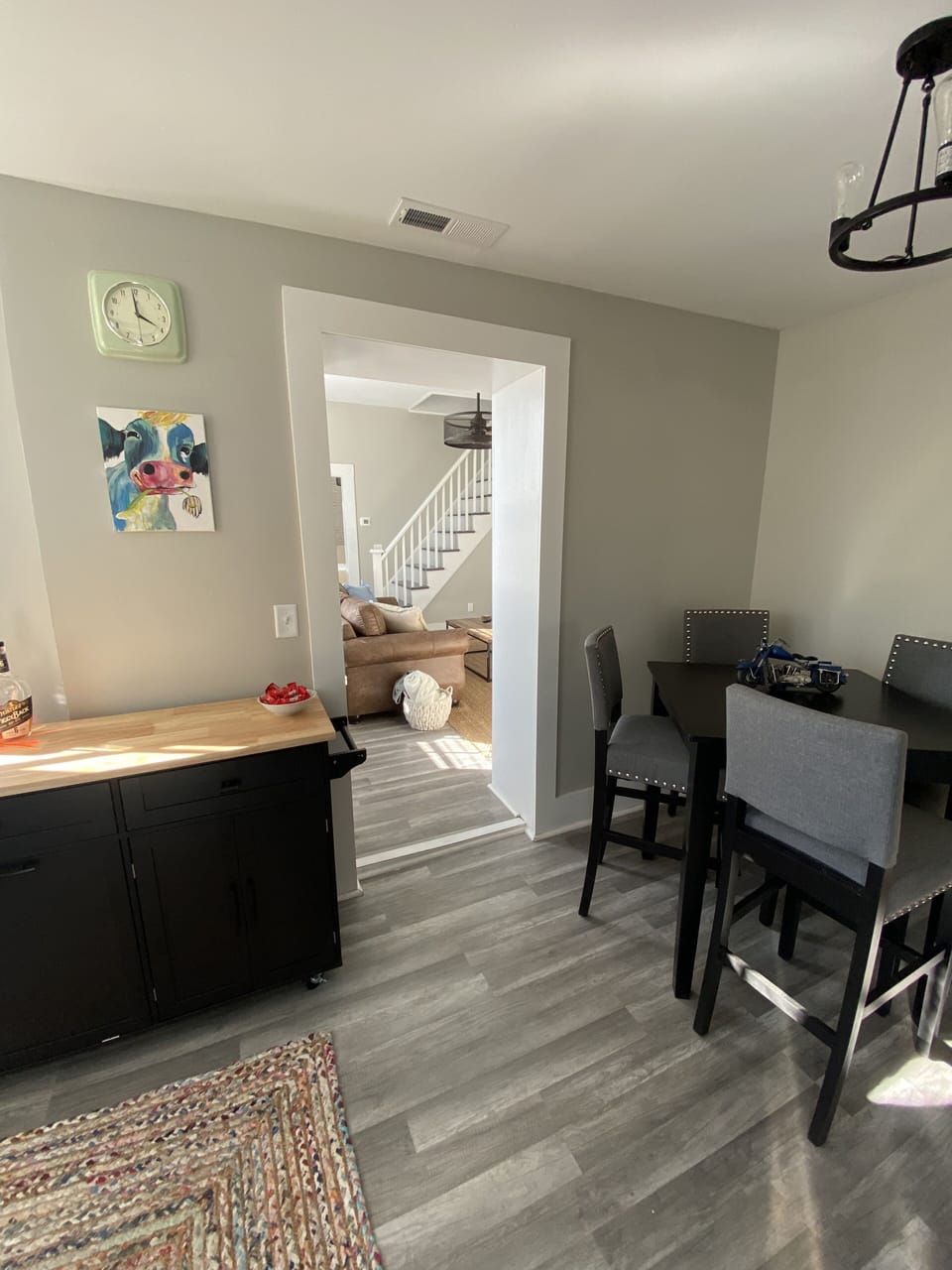 Kitchen/Dinning area -Located on the Main Floor