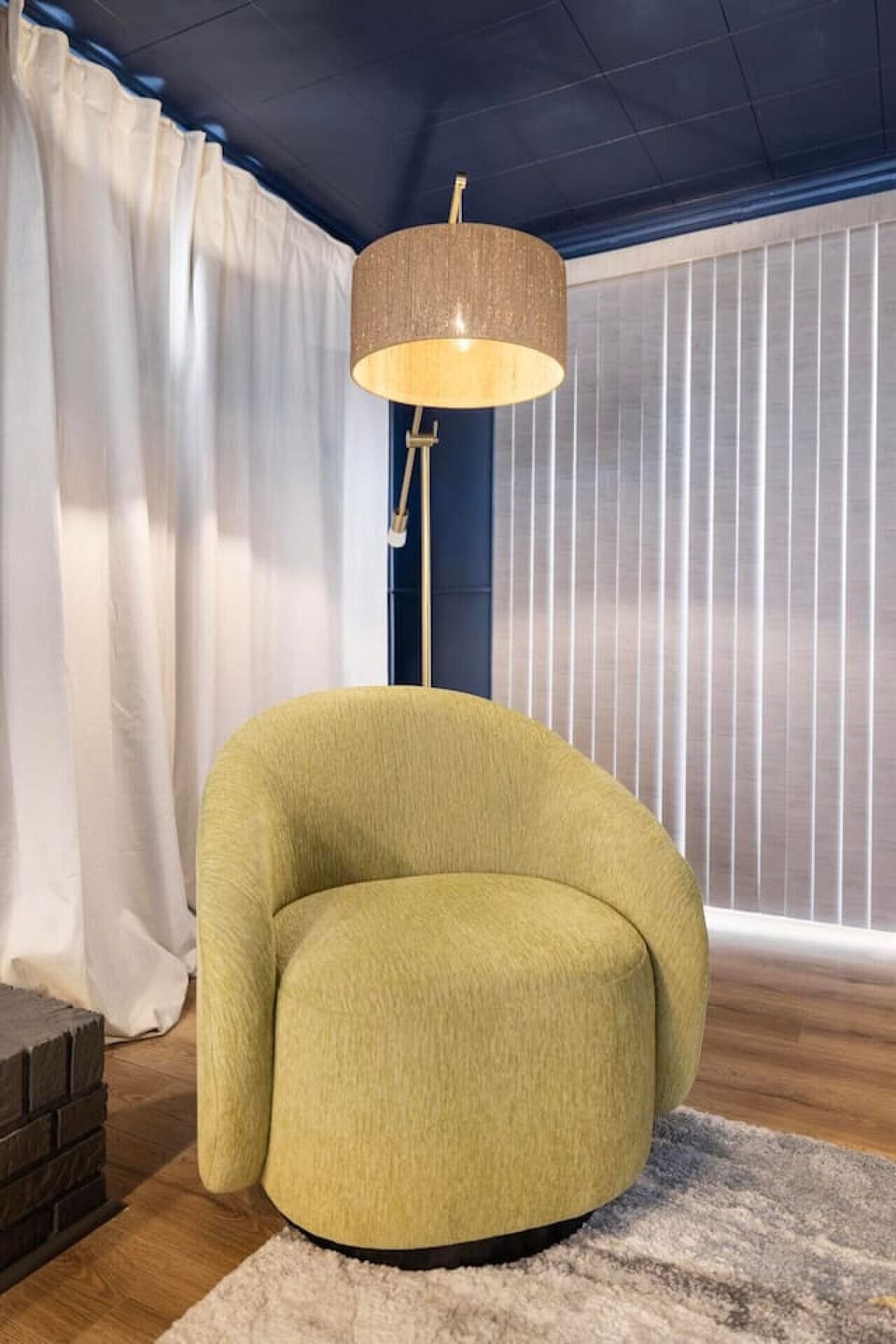 Relax and unwind in the cozy seating of the media room, perfect for a movie marathon or some quiet time.