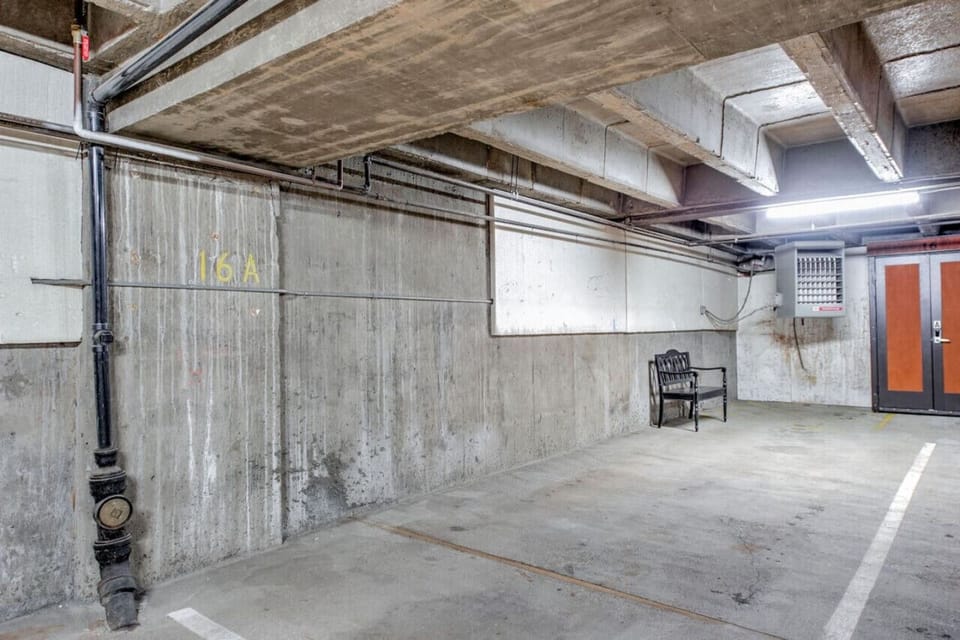 Underground designated parking for one car