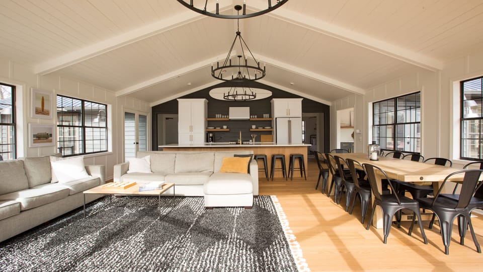 Great Room and Dining Table for 12