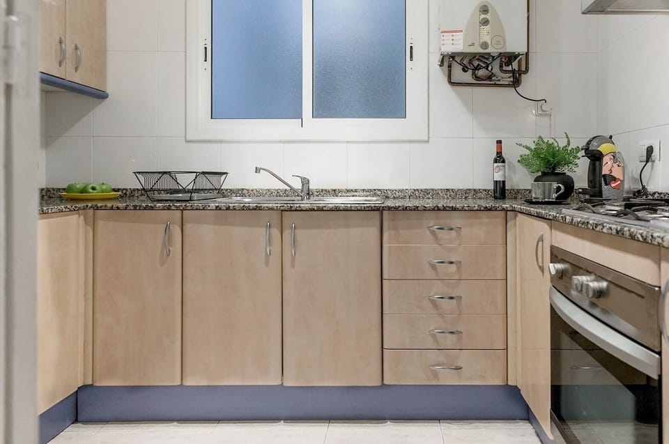 KITCHEN - Fully Equipped with all you need to cook and prepare food at home. 