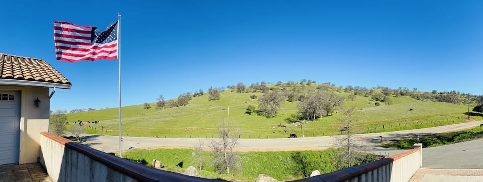 View out of front door