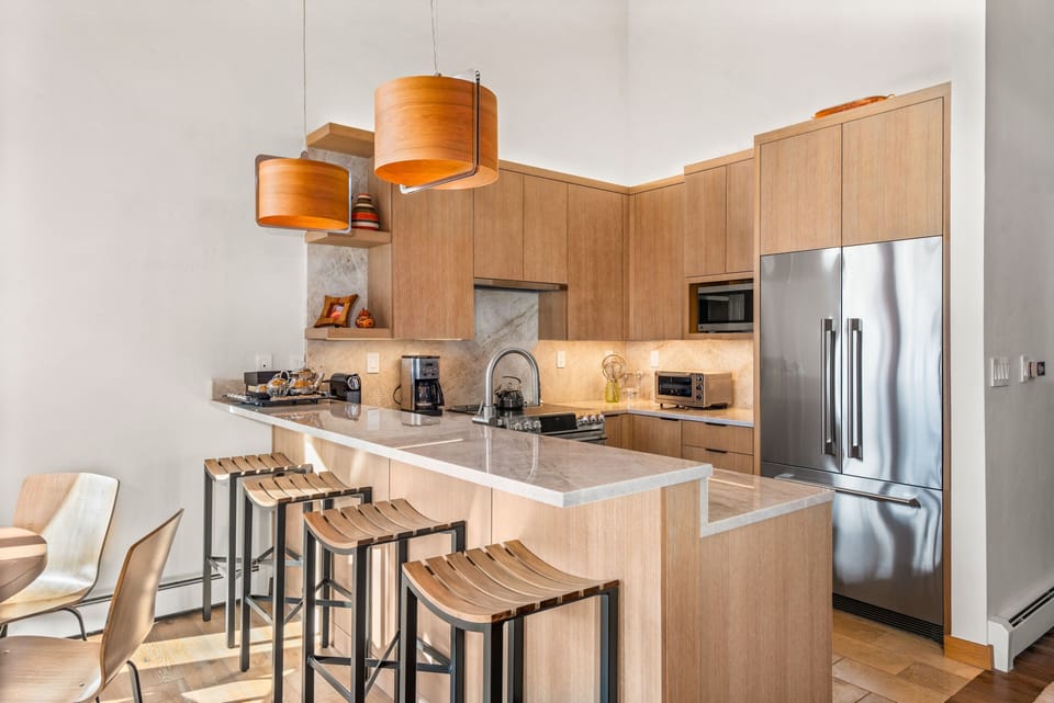 Indoors, Kitchen, Refrigerator, Chair, Furniture