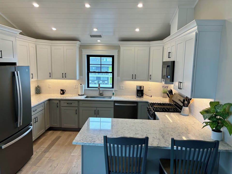 Bright new kitchen